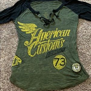 Long sleeve affliction women’s tee